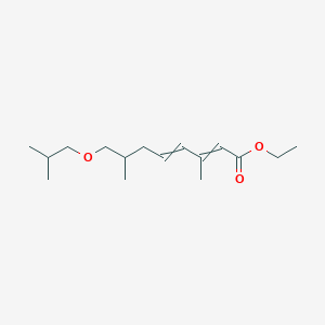 Ethyl 3,7-dimethyl-8-(2-methylpropoxy)octa-2,4-dienoate