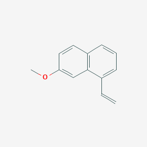 molecular formula C13H12O B1461711 7-Methoxy-1-vinylnaphthalene CAS No. 1095930-99-6