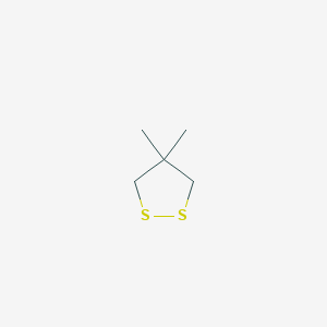 molecular formula C5H10S2 B14617140 1,2-Dithiolane, 4,4-dimethyl- CAS No. 58375-01-2