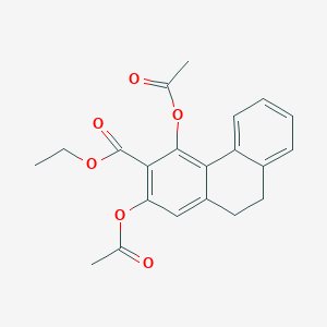 Ethyl 2,4-diacetyloxy-9,10-dihydrophenanthrene-3-carboxylate