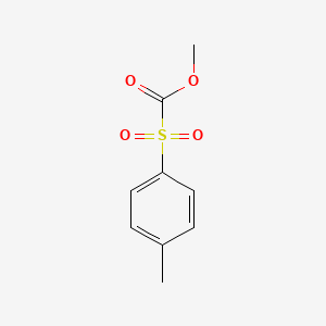 molecular formula C9H10O4S B14617157 Methoxy(4-methylbenzene-1-sulfonyl)methanone CAS No. 60279-10-9