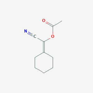 Cyano(cyclohexylidene)methyl acetate