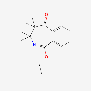 1-Ethoxy-3,3,4,4-tetramethyl-3,4-dihydro-5H-2-benzazepin-5-one