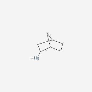 molecular formula C8H14Hg B14617221 Mercury, methyl (norborn-2-yl)-, exo- CAS No. 60981-61-5