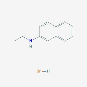 molecular formula C12H14BrN B1461724 N-Ethyl-2-naphthylamine Hydrobromide CAS No. 381670-27-5