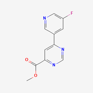 Methyl 6-(5-fluoropyridin-3-yl)pyrimidine-4-carboxylate