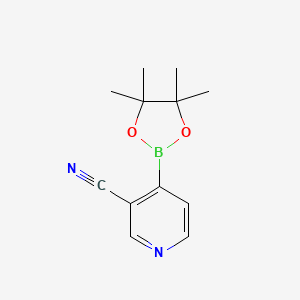 molecular formula C12H15BN2O2 B1461727 3-Cyanopyridine-4-boronic acid pinacol ester CAS No. 878194-92-4