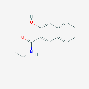 molecular formula C14H15NO2 B14617286 3-Hydroxy-N-(propan-2-yl)naphthalene-2-carboxamide CAS No. 59192-04-0