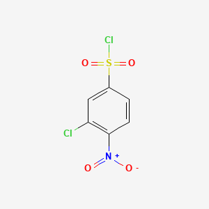 molecular formula C6H3Cl2NO4S B1461730 3-氯-4-硝基苯磺酰氯 CAS No. 64835-30-9