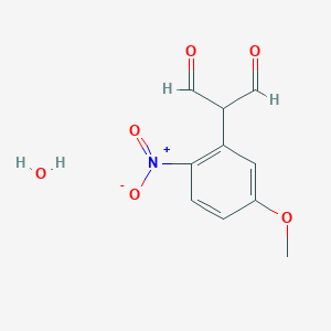 molecular formula C10H11NO6 B1461731 2-(5-Methoxy-2-nitrophenyl)malonaldehyd-Hydrat CAS No. 205692-61-1