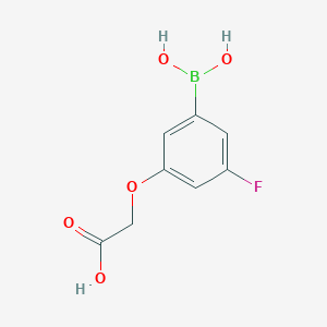 2-(3-Borono-5-fluorophenoxy)acetic acid
