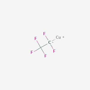 molecular formula C2CuF5 B14617327 Pentafluoroethylcopper CAS No. 60007-39-8