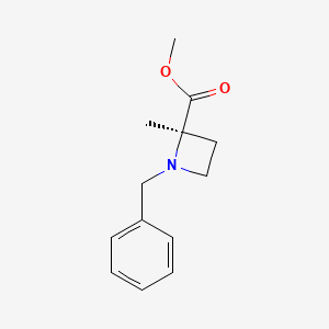 methyl (2R)-1-benzyl-2-methylazetidine-2-carboxylate