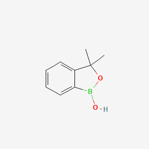 molecular formula C9H11BO2 B1461738 3,3-dimethylbenzo[c][1,2]oxaborol-1(3H)-ol CAS No. 221352-10-9