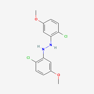 1,2-Bis(2-chloro-5-methoxyphenyl)hydrazine