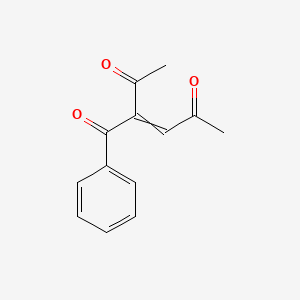 molecular formula C13H12O3 B14617470 3-Benzoylhex-3-ene-2,5-dione CAS No. 60975-12-4