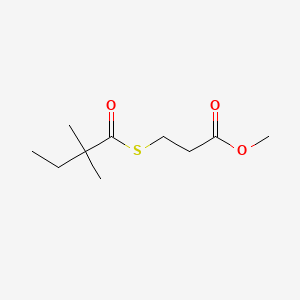 B1461748 Methyl 3-((2,2-dimethylbutanoyl)thio)propanoate CAS No. 938063-63-9