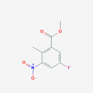 Methyl 5-fluoro-2-methyl-3-nitrobenzoate