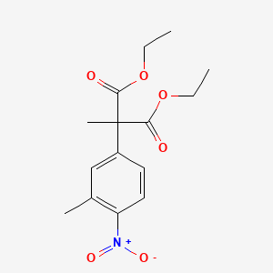 Diethyl methyl(3-methyl-4-nitrophenyl)propanedioate