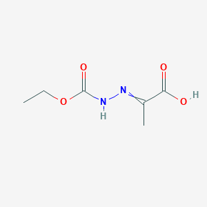 2-[2-(Ethoxycarbonyl)hydrazinylidene]propanoic acid