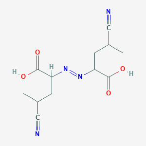 2,2'-[(E)-Diazenediyl]bis(4-cyanopentanoic acid)