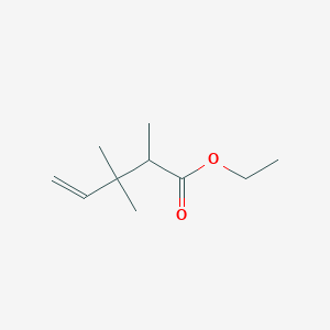 molecular formula C10H18O2 B14617533 Ethyl 2,3,3-trimethylpent-4-enoate CAS No. 60066-57-1