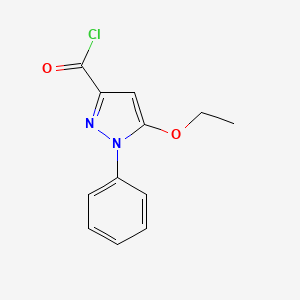 5-ethoxy-1-phenyl-1H-pyrazole-3-carbonyl chloride