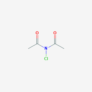 molecular formula C4H6ClNO2 B14617694 Acetamide, N-acetyl-N-chloro- CAS No. 59719-20-9