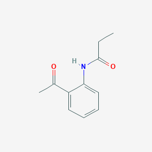 molecular formula C11H13NO2 B14617729 N-(2-Acetylphenyl)propanamide CAS No. 60751-77-1