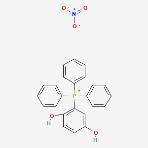 (2,5-Dihydroxyphenyl)(triphenyl)phosphanium nitrate