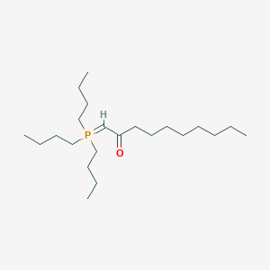 molecular formula C22H45OP B14617779 1-(Tributyl-lambda~5~-phosphanylidene)decan-2-one CAS No. 60886-61-5