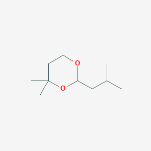 1,3-Dioxane, 4,4-dimethyl-2-(2-methylpropyl)-