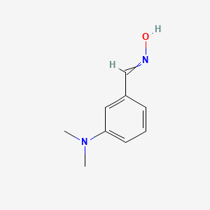 molecular formula C9H12N2O B14617810 N-{[3-(Dimethylamino)phenyl]methylidene}hydroxylamine CAS No. 57678-41-8