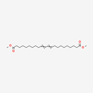 molecular formula C24H42O4 B14617844 Dimethyl docosa-10,12-dienedioate CAS No. 58873-35-1