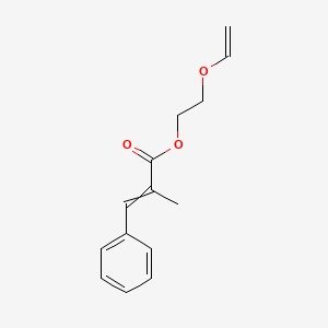 2-(Ethenyloxy)ethyl 2-methyl-3-phenylprop-2-enoate