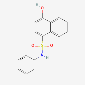 4-Hydroxy-N-phenylnaphthalene-1-sulfonamide