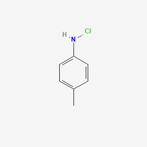 molecular formula C7H8ClN B14617883 Benzenamine, N-chloro-4-methyl- CAS No. 57217-98-8