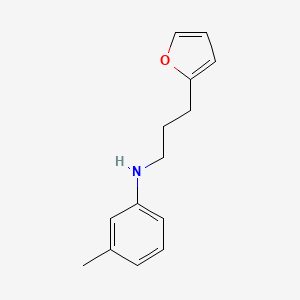 N-[3-(Furan-2-yl)propyl]-3-methylaniline