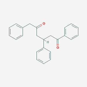 molecular formula C24H22O2 B14617953 1,3,6-Triphenylhexane-1,5-dione CAS No. 57234-22-7