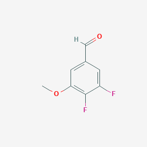 molecular formula C8H6F2O2 B1461799 3,4-Difluoro-5-methoxybenzaldehyde CAS No. 881190-46-1