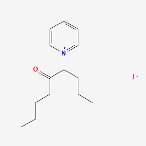 molecular formula C14H22INO B14618020 1-(5-Oxononan-4-YL)pyridin-1-ium iodide CAS No. 57644-96-9