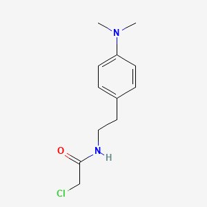 2-Chloro-N-{2-[4-(dimethylamino)phenyl]ethyl}acetamide