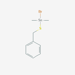 (Benzylsulfanyl)(bromo)dimethylstannane