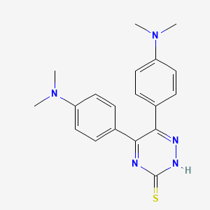 5,6-Bis[4-(dimethylamino)phenyl]-1,2,4-triazine-3(2H)-thione