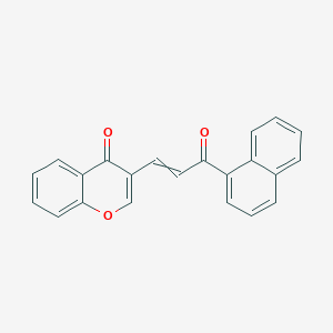 3-[3-(Naphthalen-1-yl)-3-oxoprop-1-en-1-yl]-4H-1-benzopyran-4-one