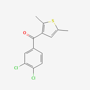 (3,4-Dichlorophenyl)(2,5-dimethylthiophen-3-yl)methanone