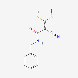 N-Benzyl-2-cyano-3-(methylsulfanyl)-3-sulfanylprop-2-enamide