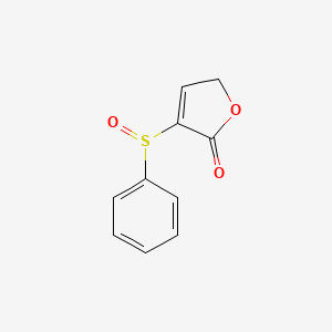 2(5H)-Furanone, 3-(phenylsulfinyl)-