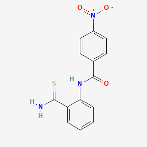 N-(2-Carbamothioylphenyl)-4-nitrobenzamide