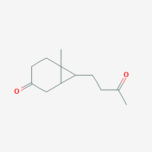 6-Methyl-7-(3-oxobutyl)bicyclo[4.1.0]heptan-3-one